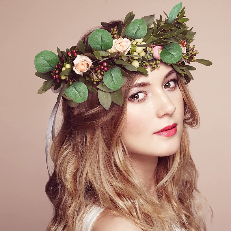 Cây Khuynh Diệp 36CM Dùng Trang Trí Bánh Kem Sinh Nhật