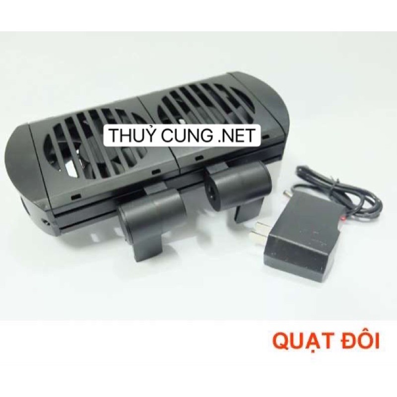 Quạt 2 làm mát bể cá Aqua World