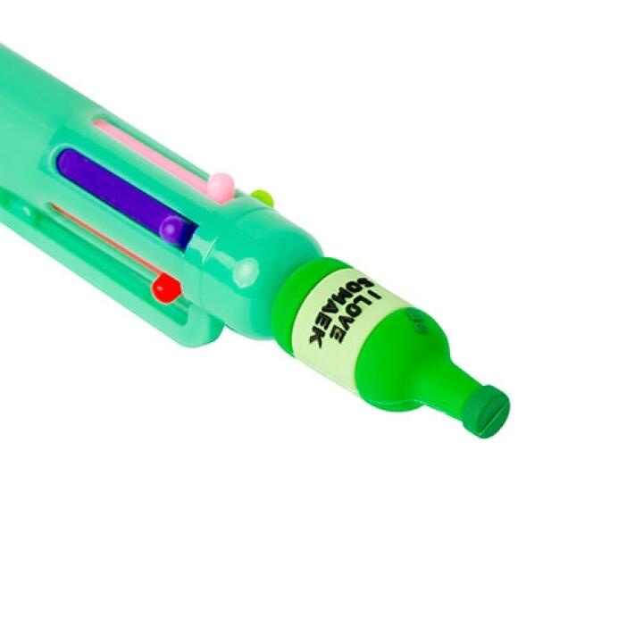 Bút Bi ARTBOX Hàn Quốc 6 Màu Mực I Love Somaek Thú Vị