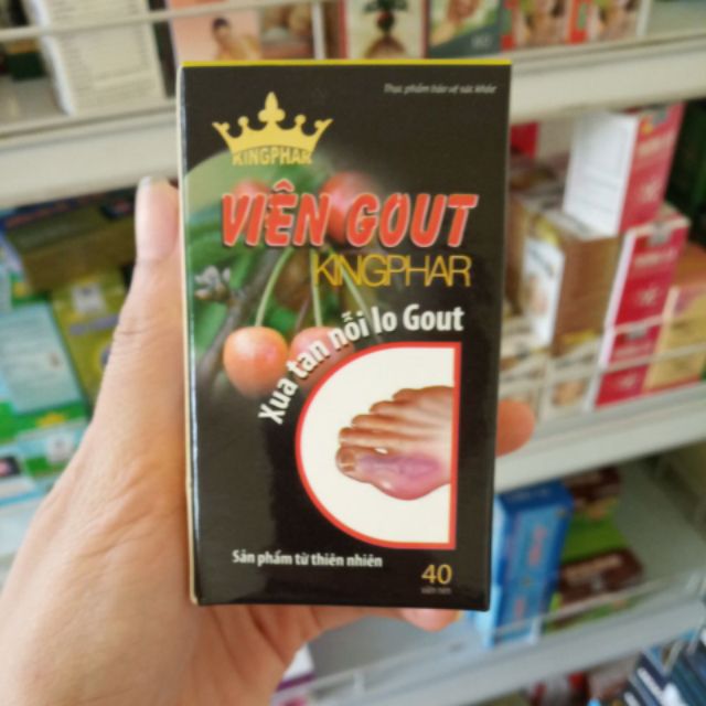 Viên gout Kingphar - Xua tan nỗi lo bệnh gút