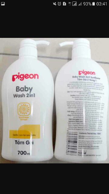 TẮM GỘI PIGEON CHO TRẺ 700ML