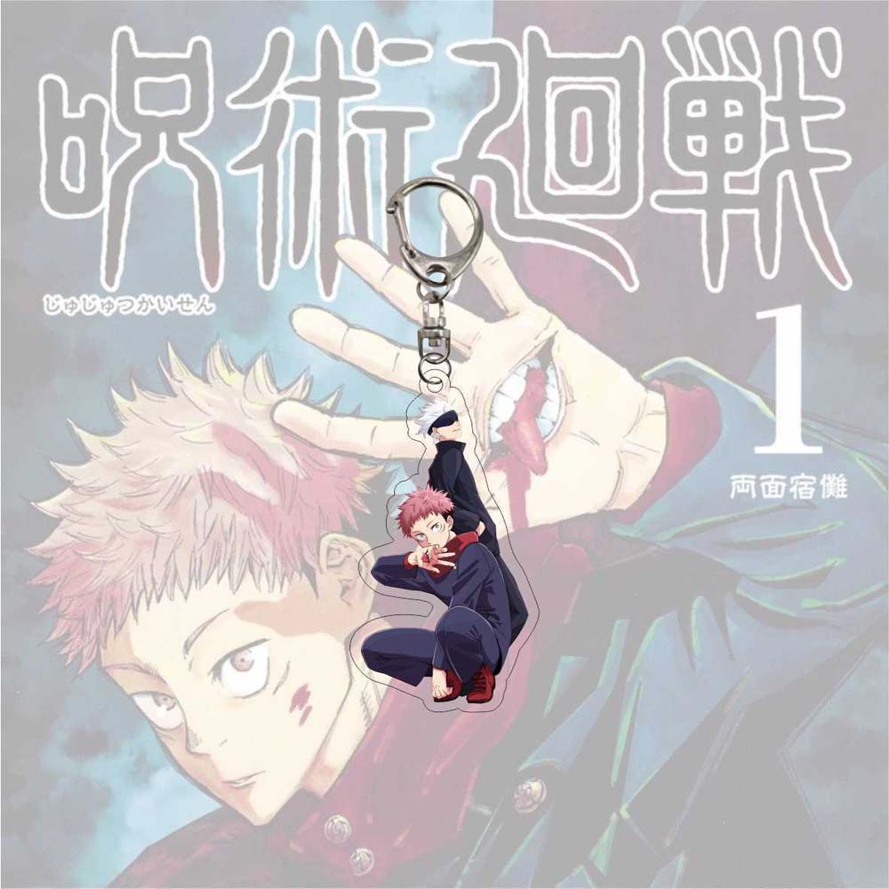 Móc khóa nhựa acrylic hình nhân vật Jujutsu Kaisen dễ thương