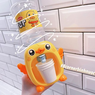 Bình rót nước ếch xanh và vịt vàng