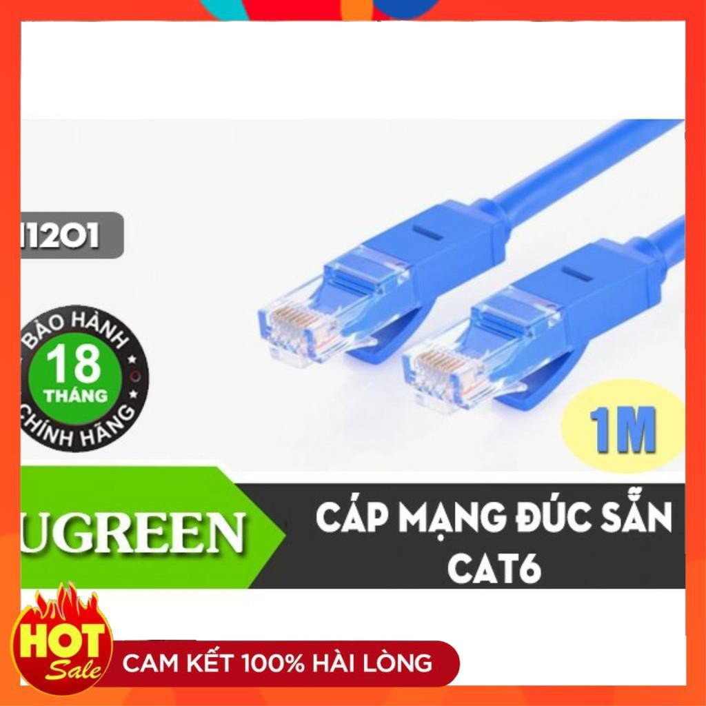 [Chính Hãng] Dây mạng LAN internet 2 đầu đúc Cat6 UTP Patch Cords UGREEN NW102-Hàng chính hãng