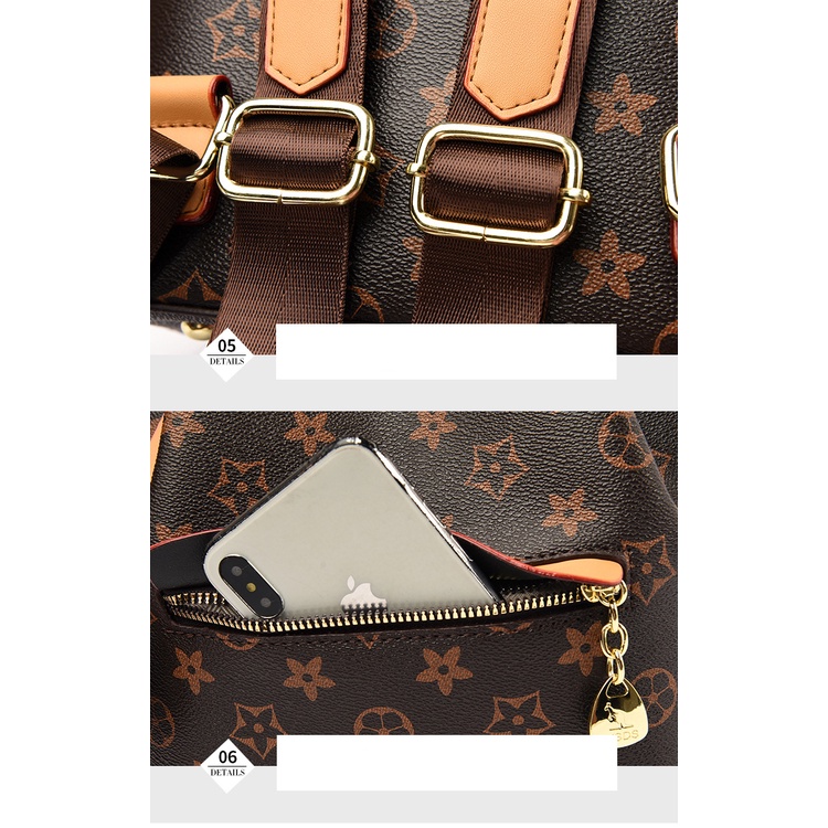 Ba Lô Da In Chữ Chuwanglin