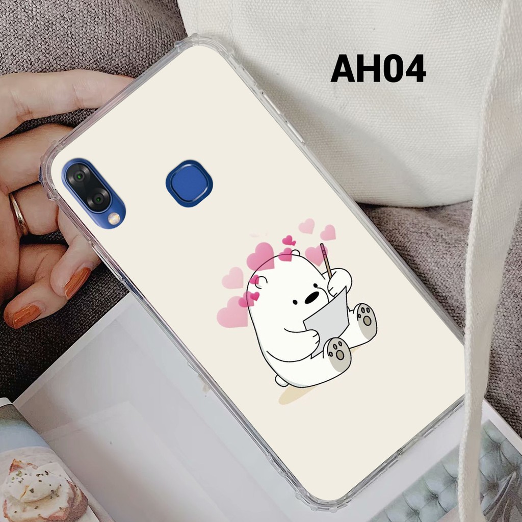 Ốp lưng VSmart - VSmart Bee - Star - Live - Active 1 - Active 1 Plus in hình gấu We Bare bears