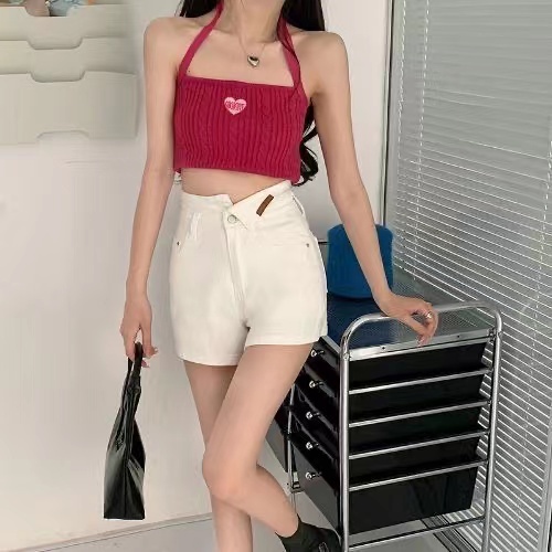 Quần Short Nữ Lưng Cao Thời Trang Hàn Quốc