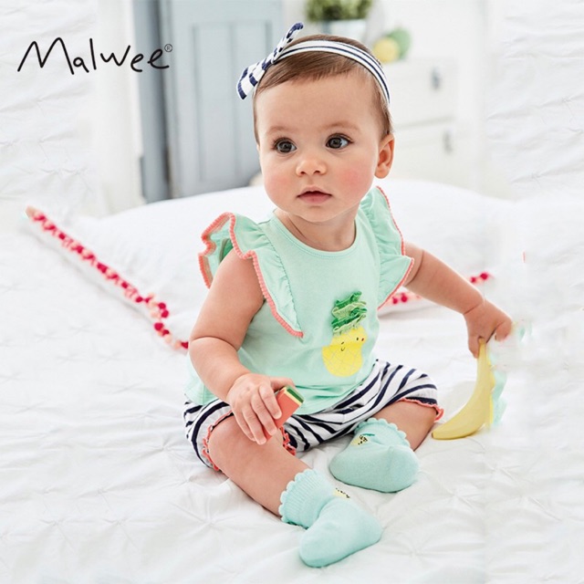 Set bộ quả dứa bé gái sz 2-7y
