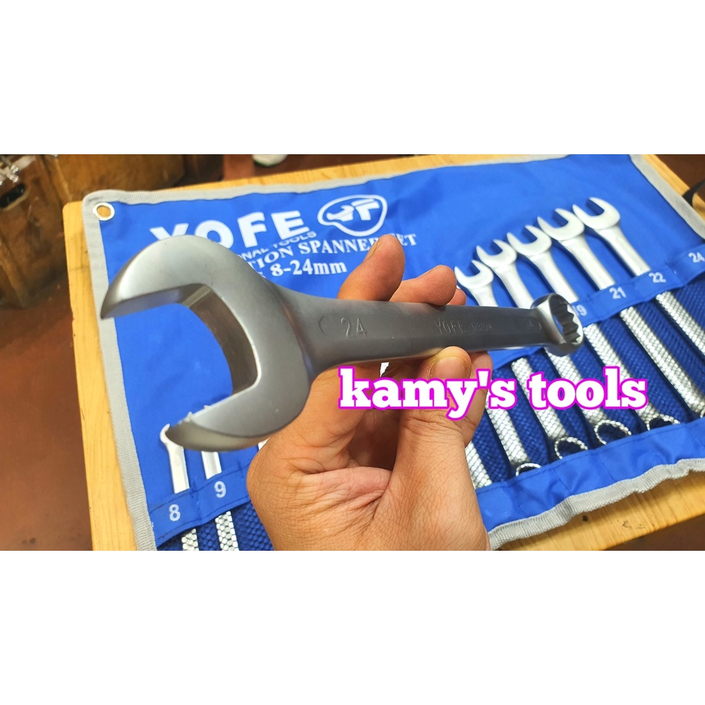 Bộ cờ lê vòng miệng Yofe 14 cây 8mm-24mm
