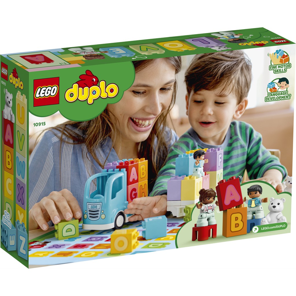 LEGO DUPLO 10915 Đoàn Tàu Học Chữ (36 Chi tiết) Đồ chơi lắp ráp giáo dục mầm non