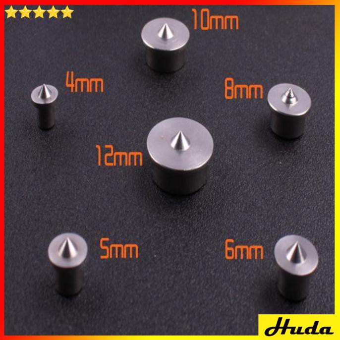 Bộ 6 chốt lấy tâm gỗ inox 4 - 12MM  -  đồ làm mộc