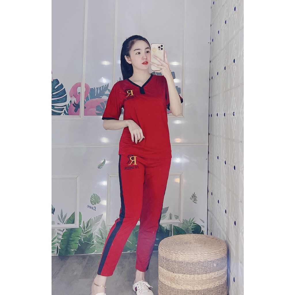 Đồ bộ nữ cotton mềm mại thoáng mát không xù không chùn | BigBuy360 - bigbuy360.vn