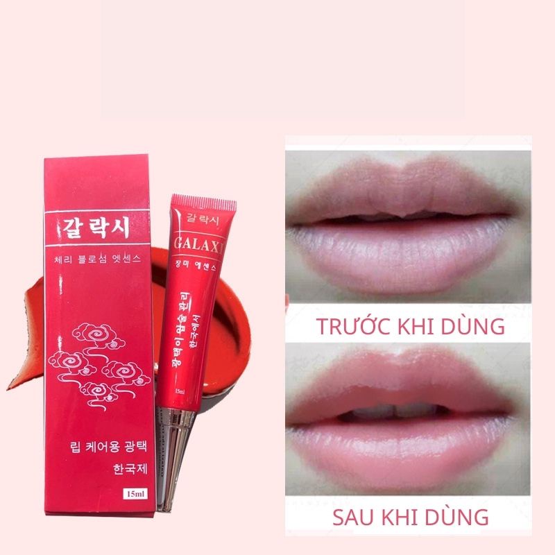 Dưỡng galaxy môi đỏ tươi sau phun xăm kích màu dạng tuýt chính hãng Hàn Quốc  15ml