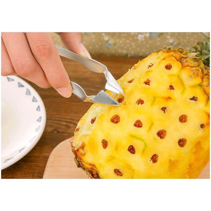 Dụng Cụ Khều - Gắp Lấy Mắt Dứa - Kẹp Cắt Mắt Thơm Nhanh Gọn Bằng Thép Loại 1