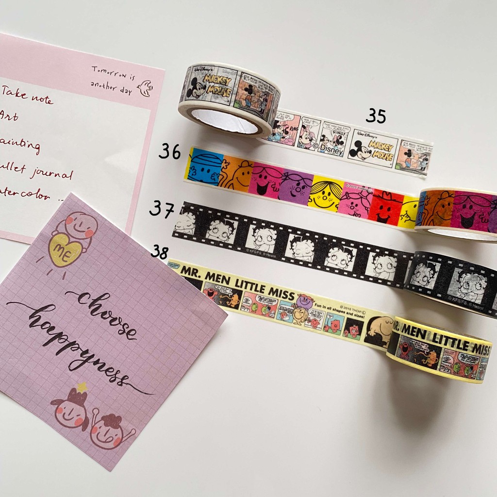 [BĂNG DÍNH SNOOPY] Bộ washi Snoopy x Friends đáng yêu, bộ băng dính Snoopy và những người bạn (2)