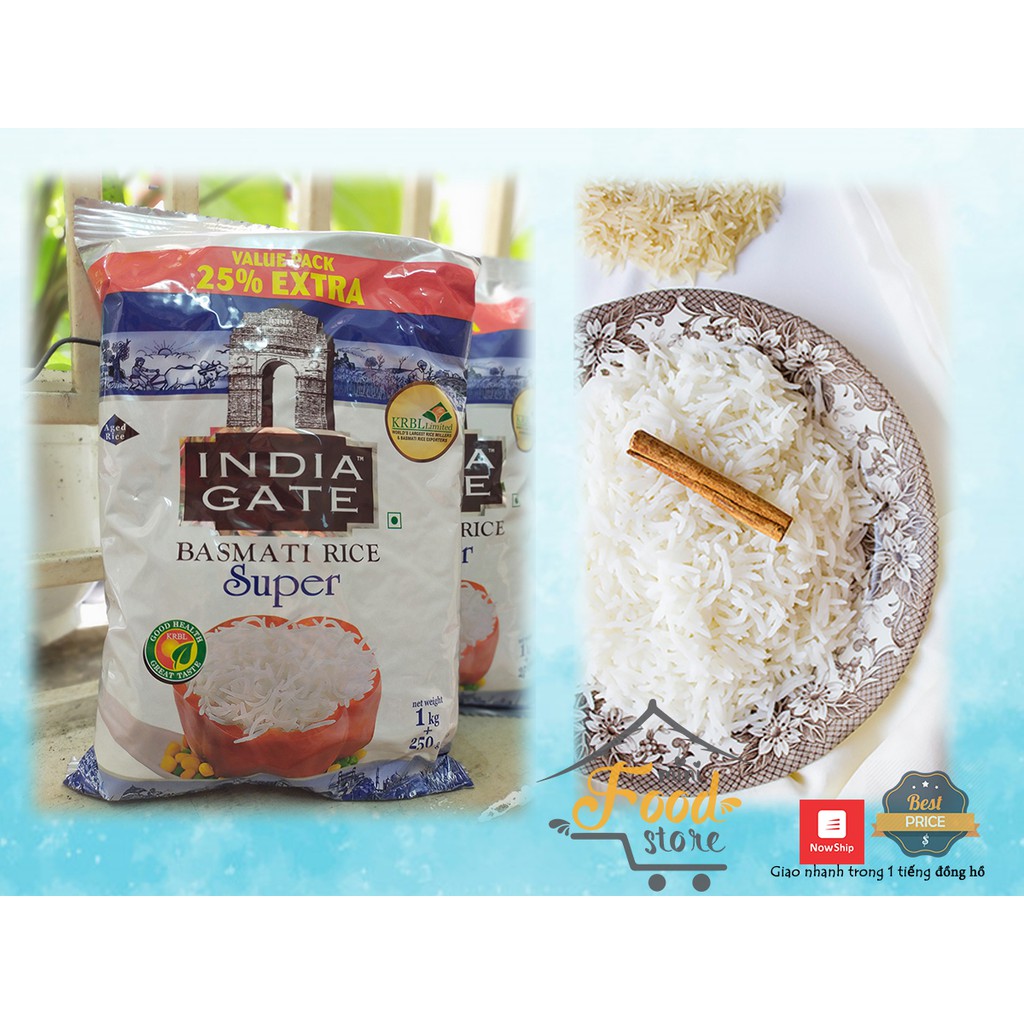 Gạo Basmati India Gate Super Ấn Độ 5kg