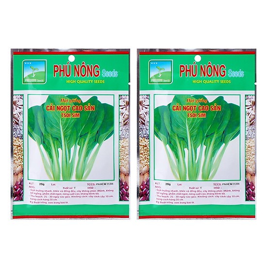 Hạt Giống Cải Ngọt Cao Sản Chịu Nhiệt Phú Nông 50Gram