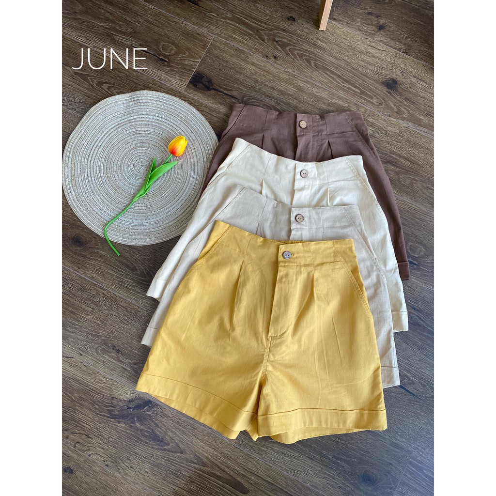 Quần Short Linen June | BigBuy360 - bigbuy360.vn