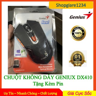Chuột Genius Không Dây DX410 - Lướt Cực Êm - Bảo Hành 12 Tháng