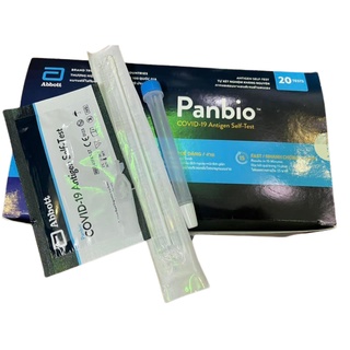 Test kit ngoáy mũi nông panbio antigen self-test hãng abbott. test dịch mũi cho trẻ em, test nhanh, lẻ test