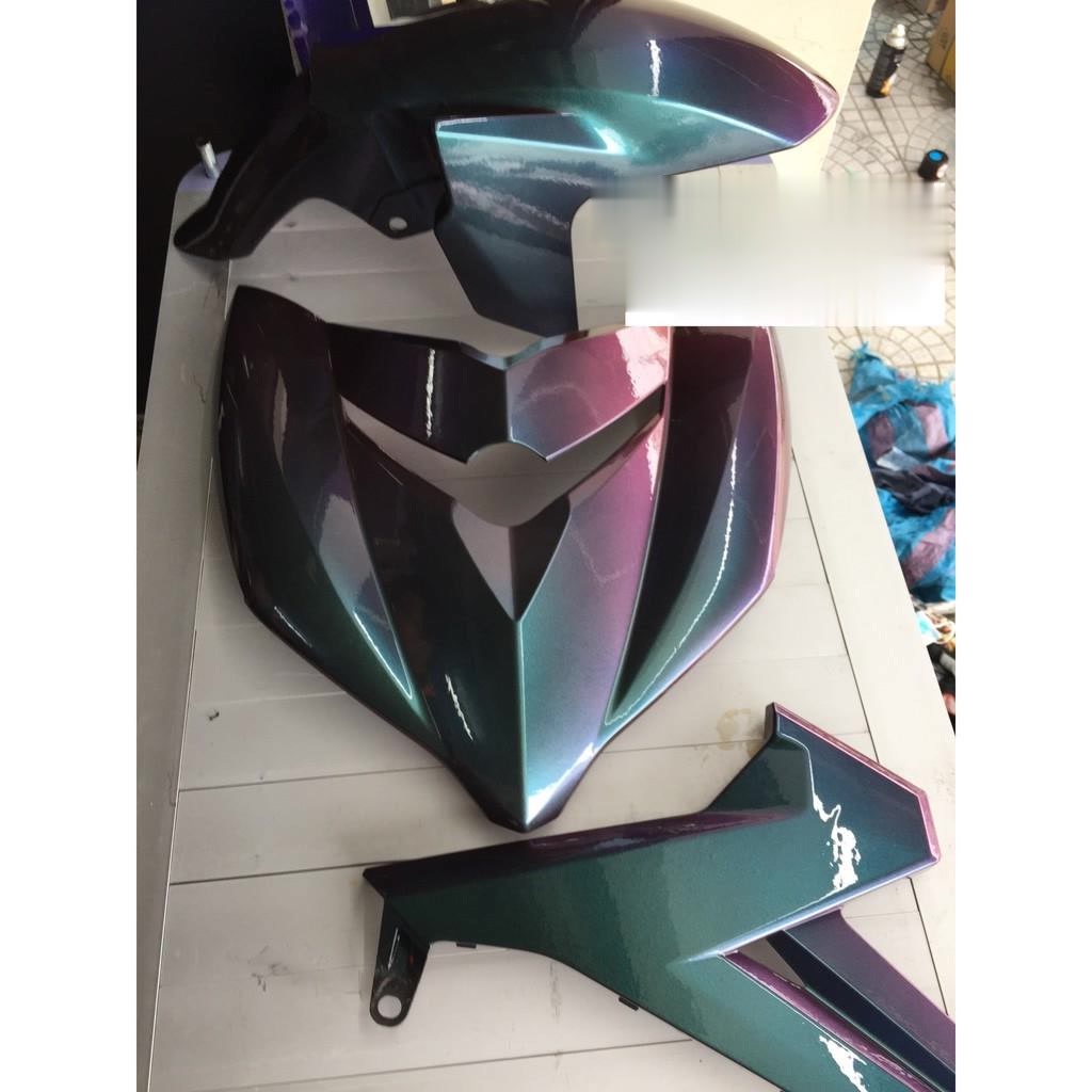 [COMBO] Sơn xịt Samurai màu 3D Khameleon - T600 (bóng 128, K1K, K1KT, 2K01) , Dầu nhớt 20