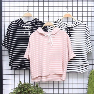 [Ảnh thật] Hoodie croptop (40-58kg)