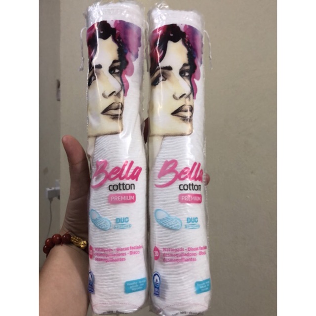 [MẪU MỚI] Bông tẩy trang Bella dùng siêu thích nha 120 miếng