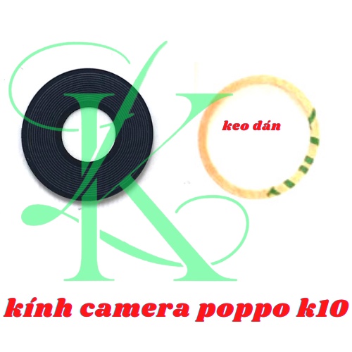 Kính camera oppo k10 kèm keo dán