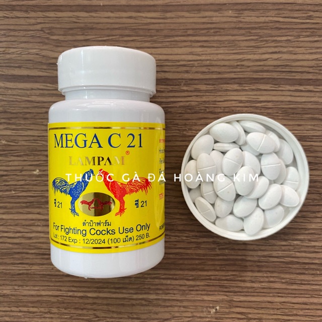 MEGA C21 -Bổ gân và tăng pin bo cho gà những ngày cuối đá