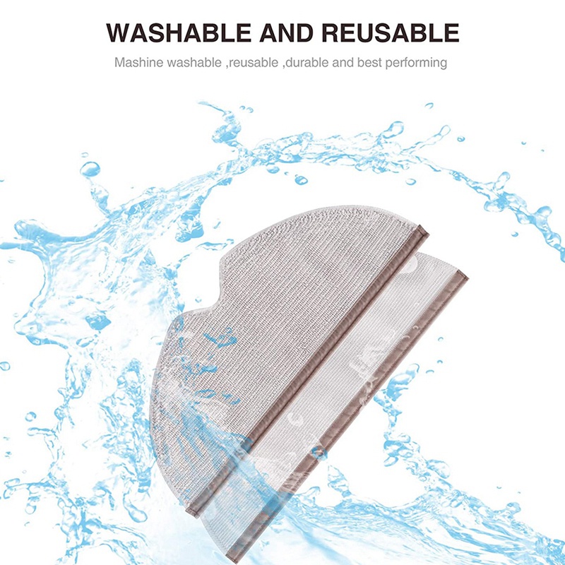 Set 5 Tấm Vải Lau Dành Cho Máy Hút Bụi Xiaomi Roborock S5 MAX S50 S55 Roborock S6 S6 MAXV