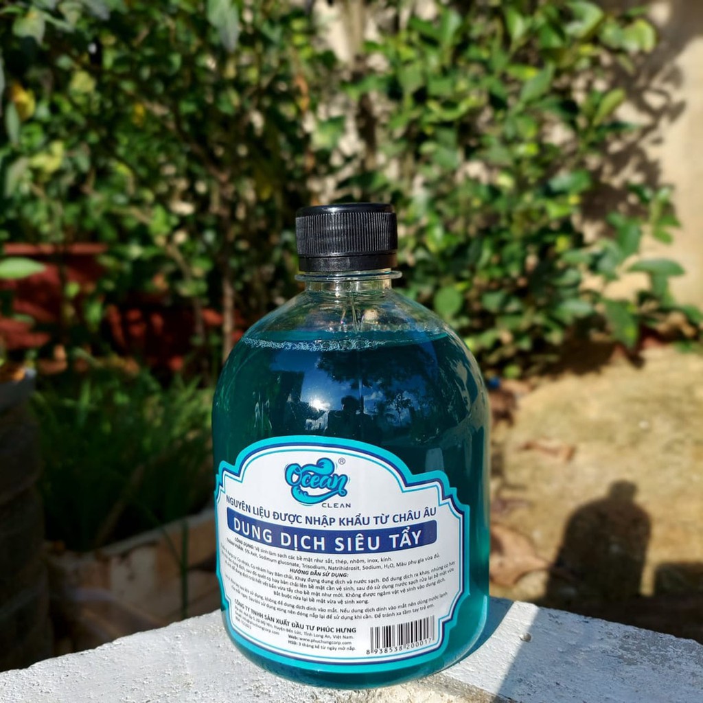 Dung Dịch Nước Tẩy Rửa Đa Năng Ô Tô Xe Máy 3X Clean + Ocean 500ml, Tẩy Dầu Nhớt Và Rỉ Sét Trên Các Bề Mặt