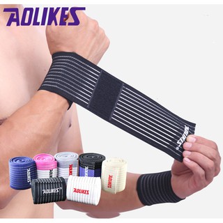 Băng bảo vệ cổ tay nam nữ, loại ngắn 40cm chính hãng AOLIKES
