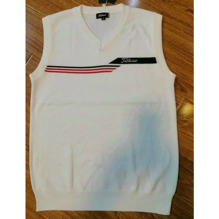 Áo gile len golf Nam Titleist chất len mềm co giãn thoải mái giữ nhiệt tốt  AN002