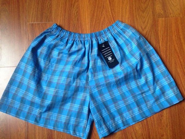 Quần đùi kẻ karo