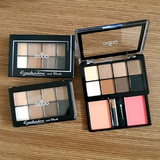 Set Phấn Mắt Và Má Hồng Odbo Eyeshadow And Blush Thái Lan