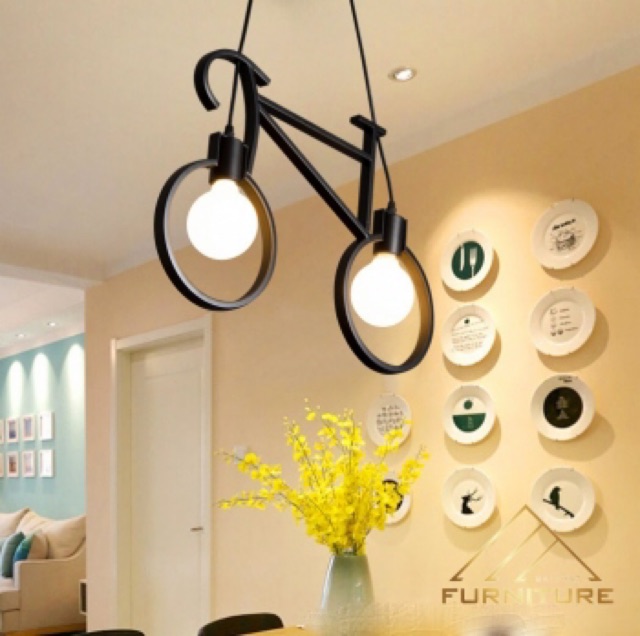 Đèn thả hình xe đạp