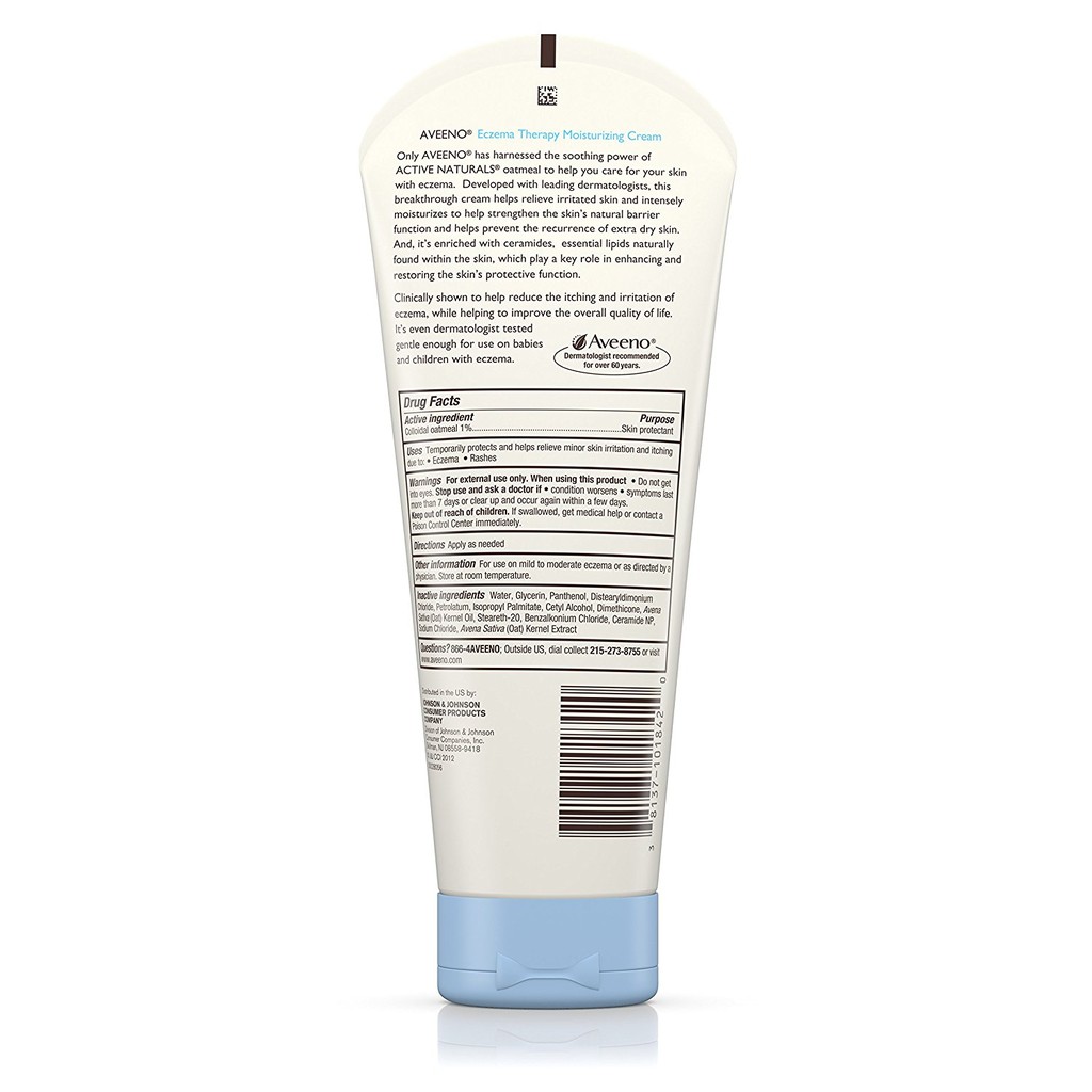 Kem Dưỡng Ẩm Cơ Thể dành cho da KEM CHÀM CHO NGƯỜI LỚN AVEENO ECZEMA CREAM 206G
