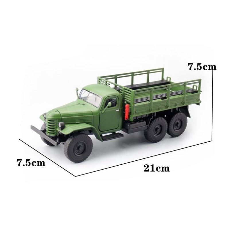 Mô hình xe tải quân sự trường sơn CA-30 1:32 kim loại ô tô đồ chơi trẻ em Jiefang CA30 oto vận tải giải phóng trưng bày