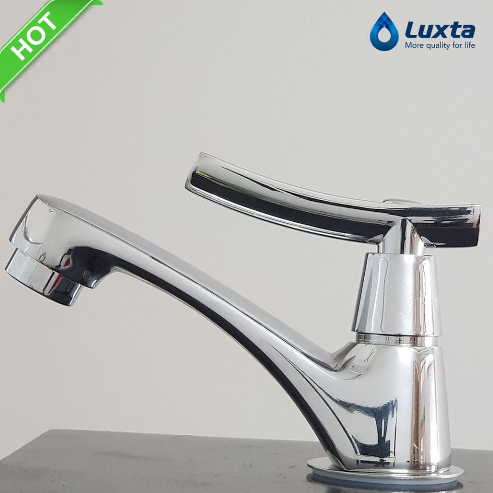 Vòi lavabo rửa mặt Cao cấp gạt Luxta L1112K, bảo hành 03 năm