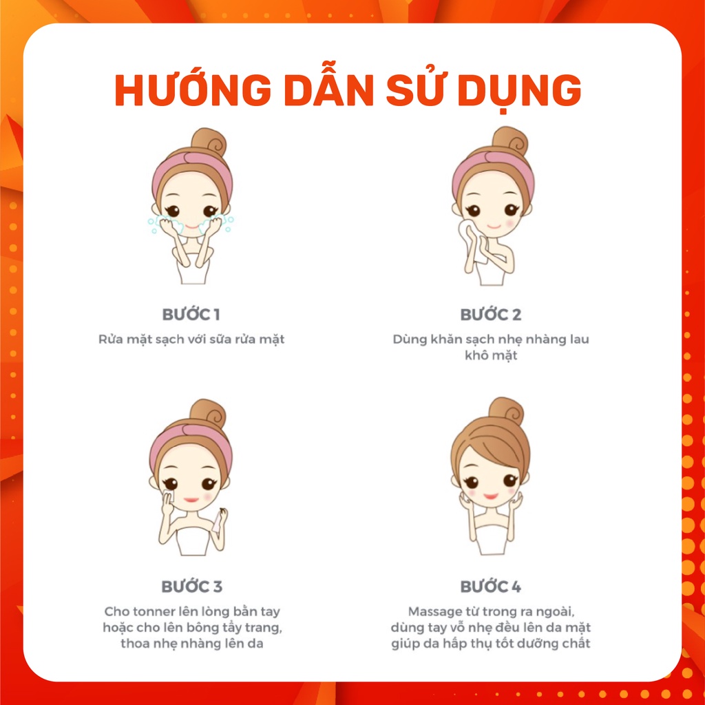 Nước cân bằng da se khít lỗ chân lông dưỡng da căng bóng trắng da Daymellow AquaronWatery Toner 300ml BLOOMING