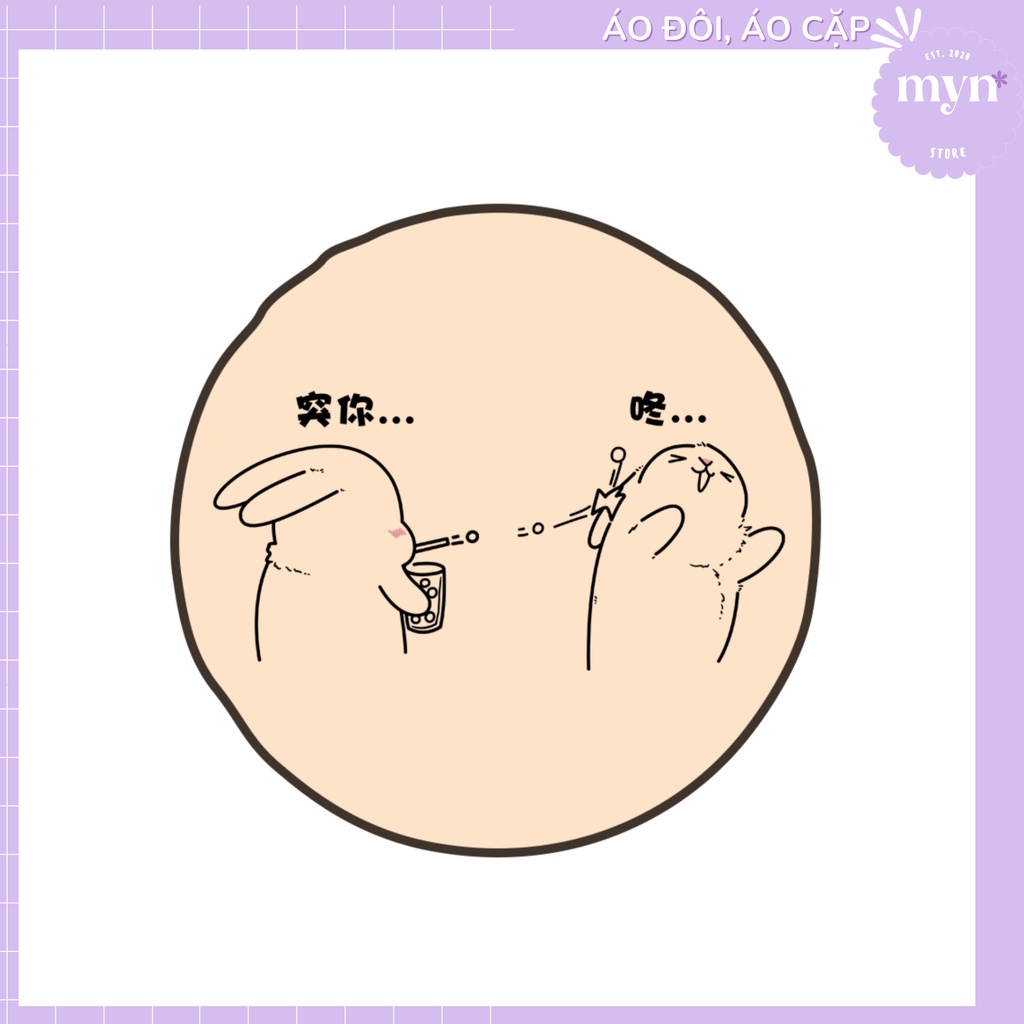 Áo Hoodie Đôi Nam Nữ Tình Yêu, Bạn Thân Hoạt Hình Dễ Thương Chất Nỉ Bông Cao Cấp Form Rộng