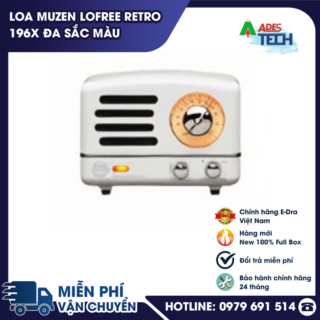 Loa Muzen Lofree Retro 196X Đa Sắc Màu | Loa Bluetooth Phong Cách Vintage