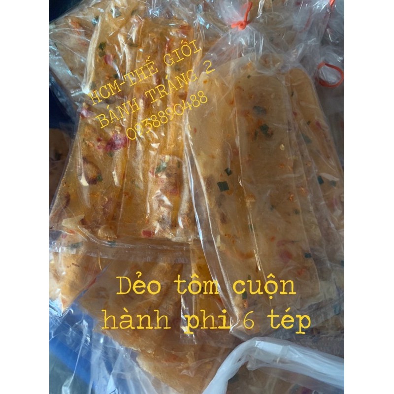 [Mã 77FMCGSALE1 giảm 10% đơn 250K] CÓ VIDEO(6 bánh)Bánh tráng dẻo tôm cuộn hành phi siêu ngon! | BigBuy360 - bigbuy360.vn