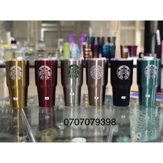 LY GIỮ NHIỆT THÁI LAN 900ml in 3D (tặng 2 ống hút-túi vải-cây cọ)