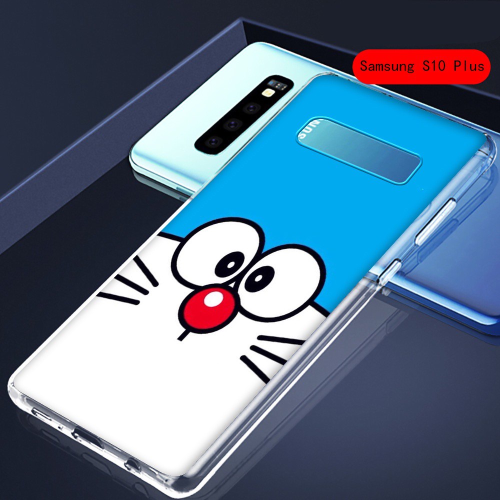 Ốp Điện Thoại Trong Suốt In Hình Doraemon Gq40 Cho Samsung A01 Eu A21S J2 J5 J7 Prime M20 M31 S10E Note 20 Ultra