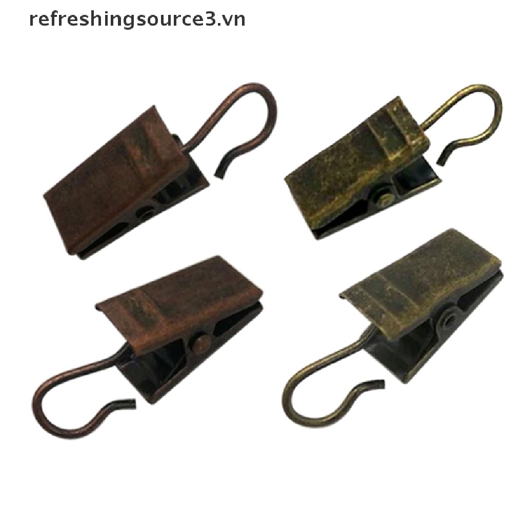 Bộ 10 Móc Rèm Cửa Bằng Kim Loại Chắc Chắn
