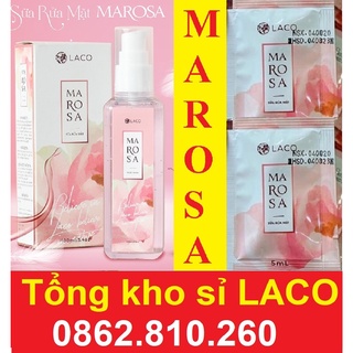 Gói sữa rửa mặt marosa laco face wash 5ml và sữa tắm sake 5ml 0397338681