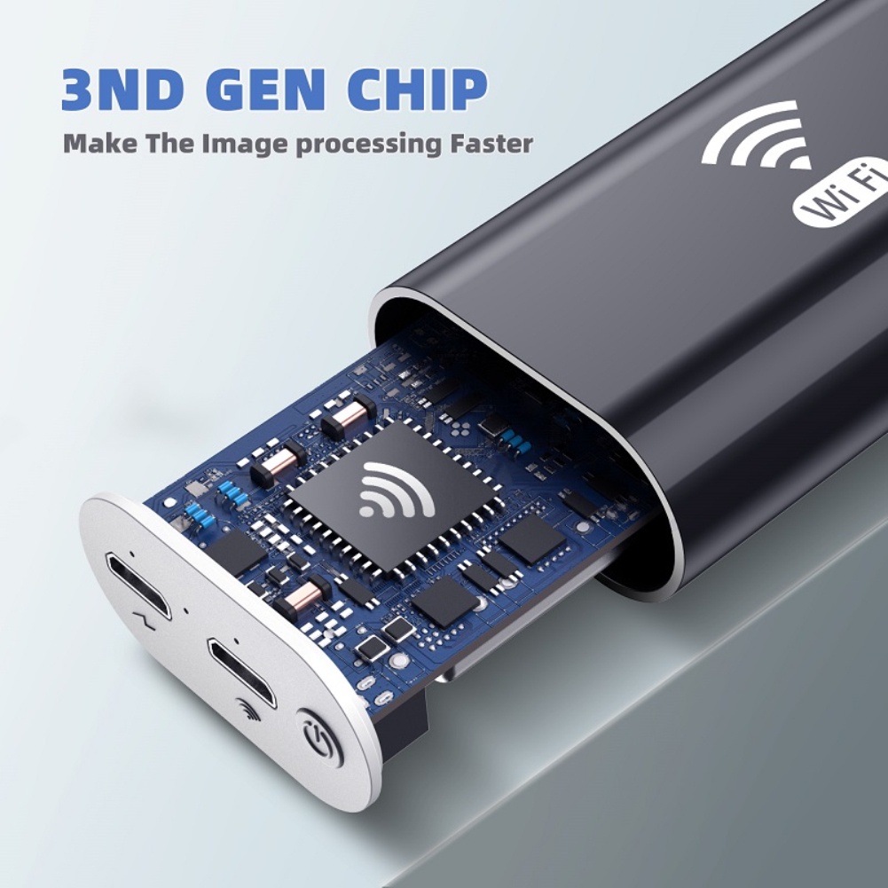 Set hộp F99 wifi hd720p 8mm usb không thấm nước thích hợp cho iPhone Android kèm phụ kiện