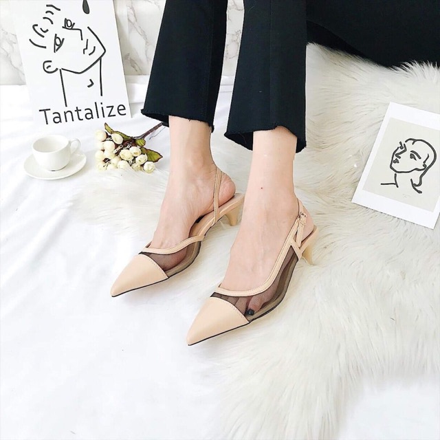 Slingback mix ren 5P❤️