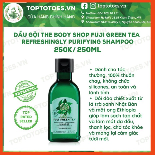 HÈ NÓNG  Gội xả ủ The Body Shop Strawberry/ Shea Butter/ Green Tea cho tóc mềm thơm, chắc khỏe HÈ NÓNG